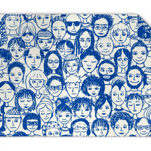 Strickdecke glückliche Menschen