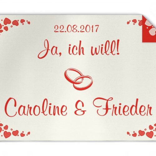 Strickdecke Hochzeit