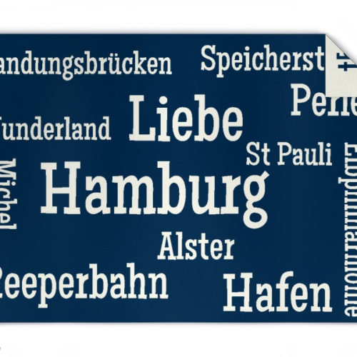 Typo Strickdecke Hamburg