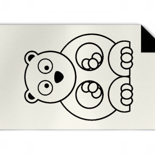 Kinder Strickdecke Eisbär