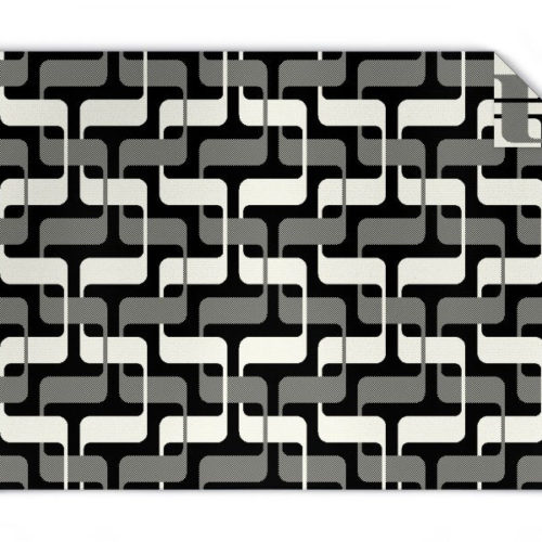 Strickdecke Schlangen der 70er