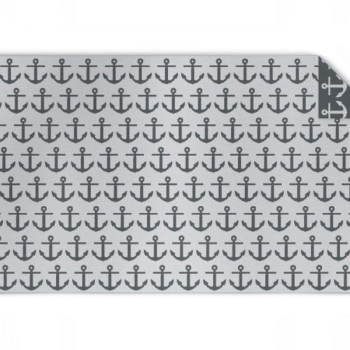 Kinder Strickdecke Anker