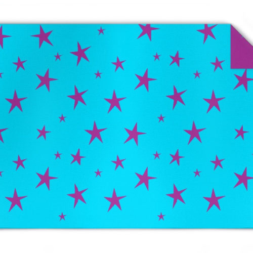 Strickdecke mit Sternen