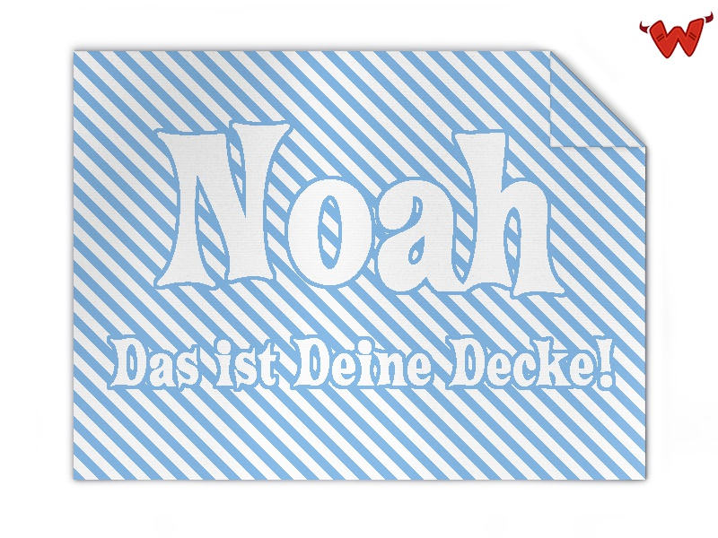 Bild von   bio babydecke mit namejpg | Individuelle 🎁 persönliche 🎁 personalisierte Geschenke bedruckt ▪ bestickt ▪ graviert