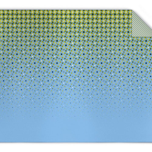 Decke 4-farb Streifen und Punkte