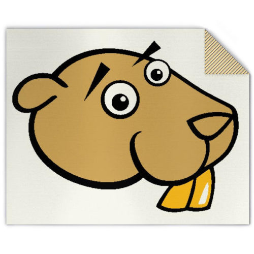 Baby Strickdecke Biber