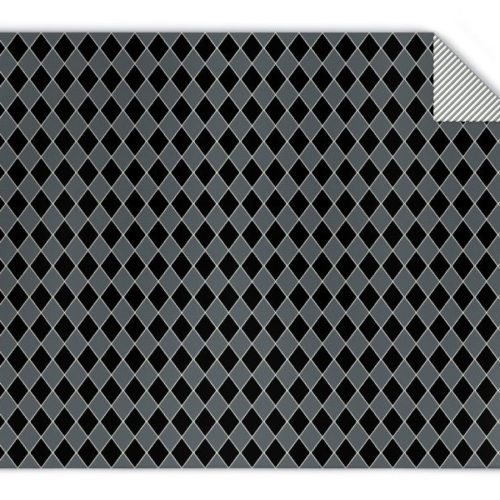 Strickdecke mit Rauten