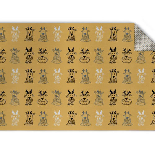 Kinder Wolldecke Rentier