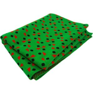 Kinder Strickdecke 4-farb Allover-Muster