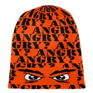 Beanie Mütze Angry