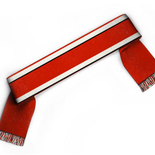 Fanschal Balken oben und unten