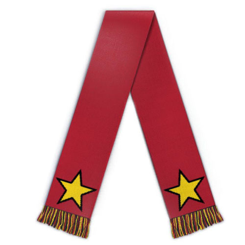 Fanschal mit Sternen