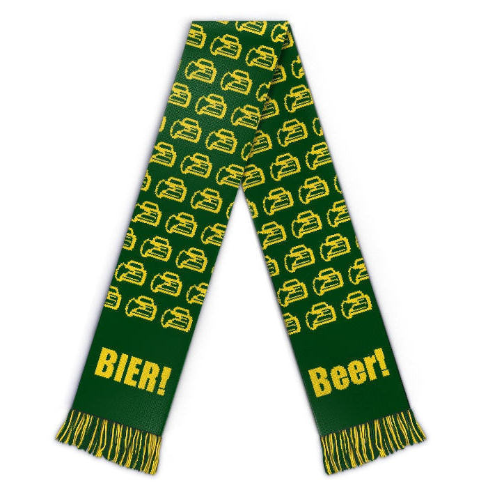 Bild von   fanschal bierjpg | Individuelle 🎁 persönliche 🎁 personalisierte Geschenke bedruckt ▪ bestickt ▪ graviert