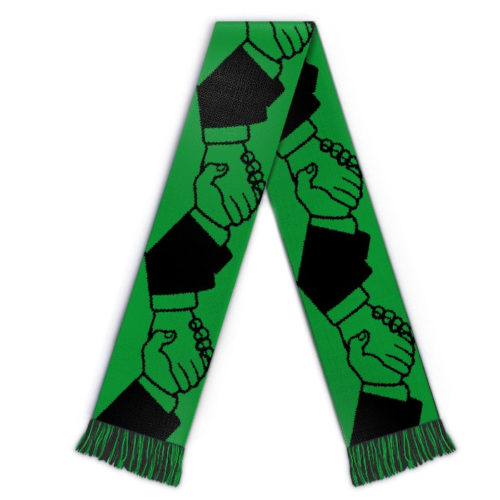 Fanschal Handschlag