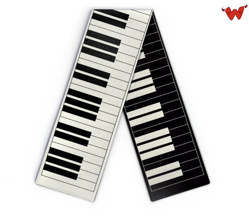 Bild von   design schal klavierjpg | Individuelle 🎁 persönliche 🎁 personalisierte Geschenke bedruckt ▪ bestickt ▪ graviert