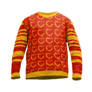 Strickpullover mit Herz