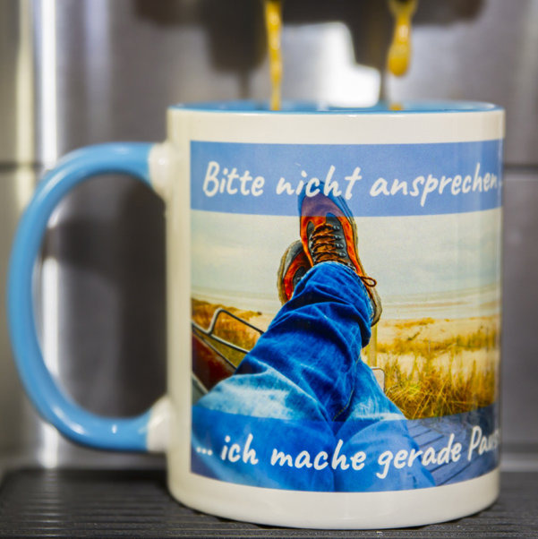 Bild von   tow tone tassejpg | Individuelle 🎁 persönliche 🎁 personalisierte Geschenke bedruckt ▪ bestickt ▪ graviert