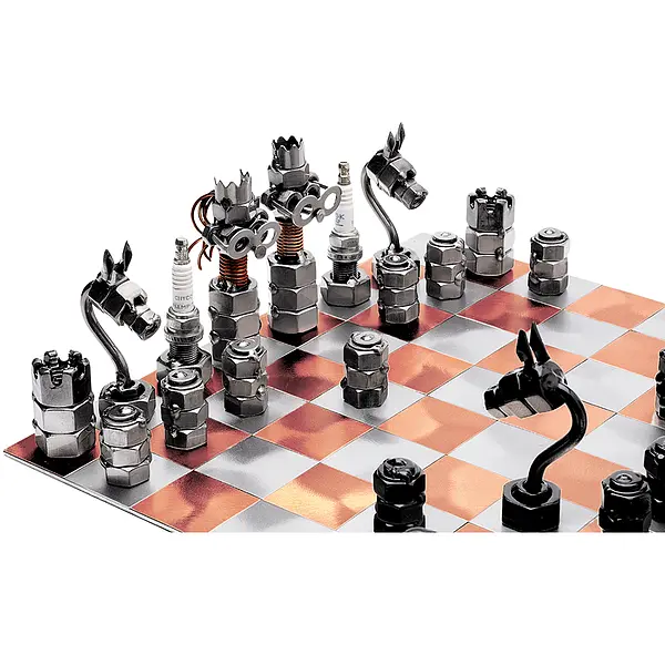 Bild von   schachspiel mit schraubenmaennjpg | Individuelle 🎁 persönliche 🎁 personalisierte Geschenke bedruckt ▪ bestickt ▪ graviert