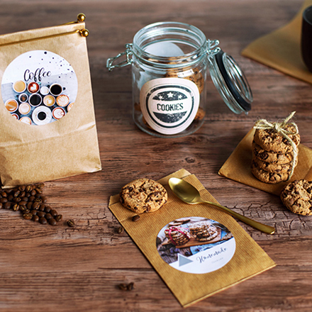 Bild von   foto sticker  stueck rund grjpg | Individuelle 🎁 persönliche 🎁 personalisierte Geschenke bedruckt ▪ bestickt ▪ graviert