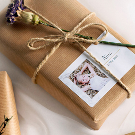 Bild von   foto sticker  stueck querforjpg | Individuelle 🎁 persönliche 🎁 personalisierte Geschenke bedruckt ▪ bestickt ▪ graviert