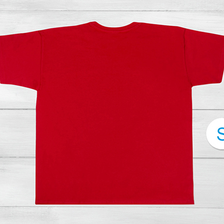 Bild von   t shirt rot rueckseite sjpg | Individuelle 🎁 persönliche 🎁 personalisierte Geschenke bedruckt ▪ bestickt ▪ graviert