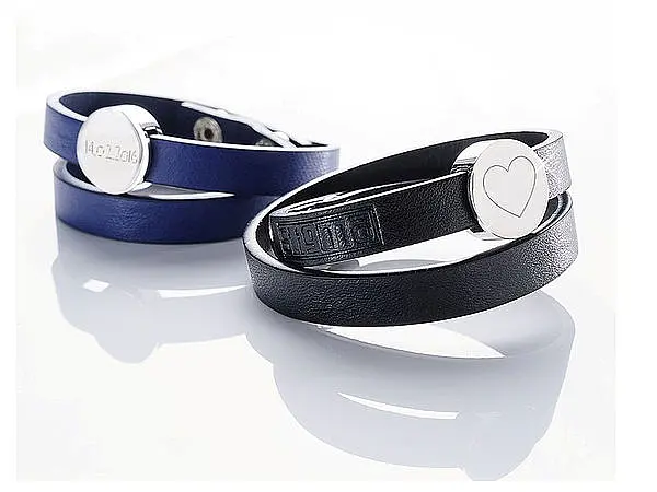 Bild von   exklusives armband aus leder mjpg | Individuelle 🎁 persönliche 🎁 personalisierte Geschenke bedruckt ▪ bestickt ▪ graviert