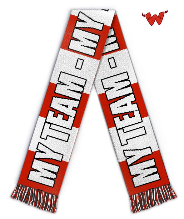 Bild von   fanschal merchandisingjpg | Individuelle 🎁 persönliche 🎁 personalisierte Geschenke bedruckt ▪ bestickt ▪ graviert