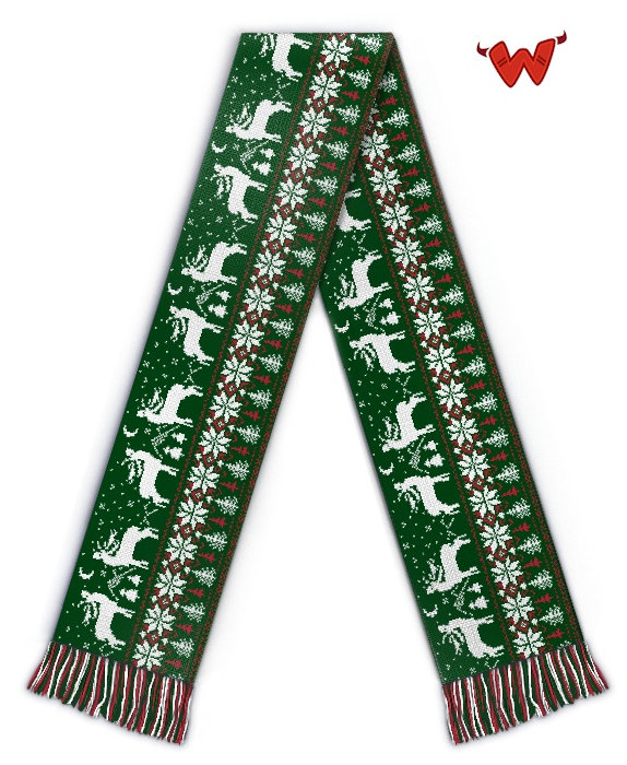 Bild von   fanschal weihnachtenjpg | Individuelle 🎁 persönliche 🎁 personalisierte Geschenke bedruckt ▪ bestickt ▪ graviert