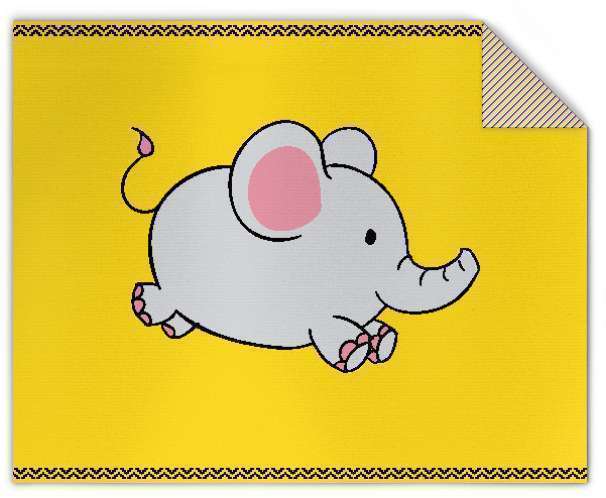 Bild von   baby strickdecke elephantjpg | Individuelle 🎁 persönliche 🎁 personalisierte Geschenke bedruckt ▪ bestickt ▪ graviert