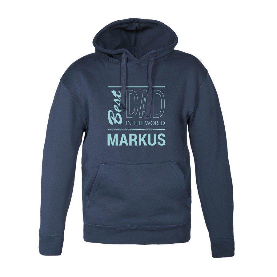 Bild von   hoodie herren navy mjpg | Individuelle 🎁 persönliche 🎁 personalisierte Geschenke bedruckt ▪ bestickt ▪ graviert