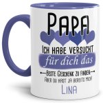 Bild von   tasse von wunschname fr papajpg | Individuelle 🎁 persönliche 🎁 personalisierte Geschenke bedruckt ▪ bestickt ▪ graviert
