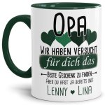 Bild von   tasse von wunschnamen fr opajpg | Individuelle 🎁 persönliche 🎁 personalisierte Geschenke bedruckt ▪ bestickt ▪ graviert