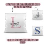 Bild von   namenskissen mit wunschname unjpg | Individuelle 🎁 persönliche 🎁 personalisierte Geschenke bedruckt ▪ bestickt ▪ graviert