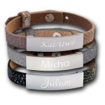 Bild von   lederarmband malini glam mit gjpg | Individuelle 🎁 persönliche 🎁 personalisierte Geschenke bedruckt ▪ bestickt ▪ graviert