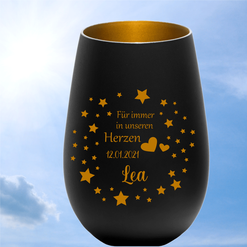 Bild von   personalisiertes windlicht eripng | Individuelle 🎁 persönliche 🎁 personalisierte Geschenke bedruckt ▪ bestickt ▪ graviert