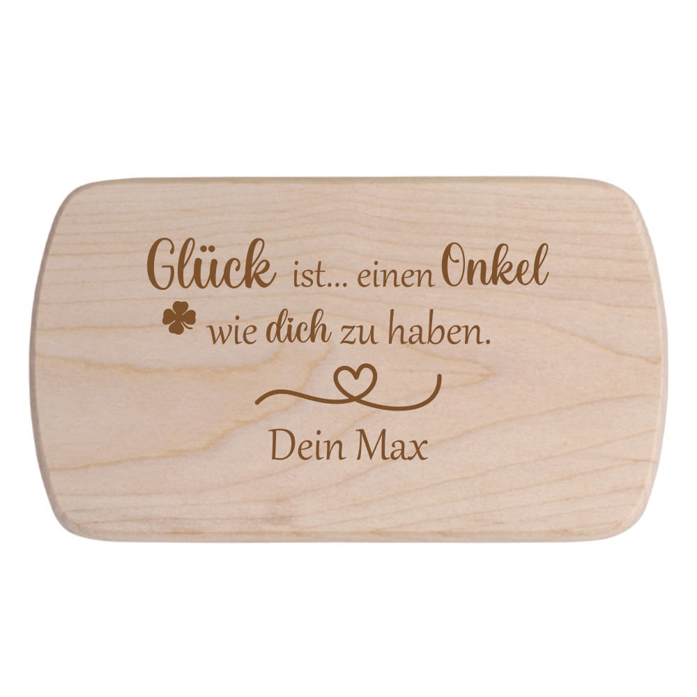 Bild von   fruehstuecksbrettchen glueck ipng | Individuelle 🎁 persönliche 🎁 personalisierte Geschenke bedruckt ▪ bestickt ▪ graviert