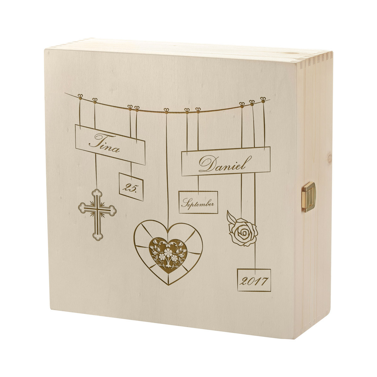 Bild von   kramkiste holzbox mit gravurjpg | Individuelle 🎁 persönliche 🎁 personalisierte Geschenke bedruckt ▪ bestickt ▪ graviert