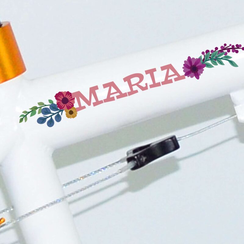 Bild von   fahrrad blueten personalisiertjpg | Individuelle 🎁 persönliche 🎁 personalisierte Geschenke bedruckt ▪ bestickt ▪ graviert