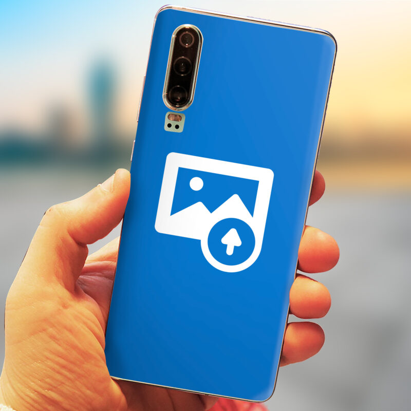 Bild von   personalisierter huawai aufklejpg | Individuelle 🎁 persönliche 🎁 personalisierte Geschenke bedruckt ▪ bestickt ▪ graviert
