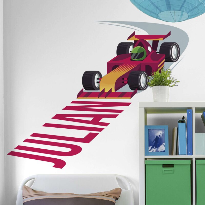 Bild von   personalisierter rennwagen autjpg | Individuelle 🎁 persönliche 🎁 personalisierte Geschenke bedruckt ▪ bestickt ▪ graviert