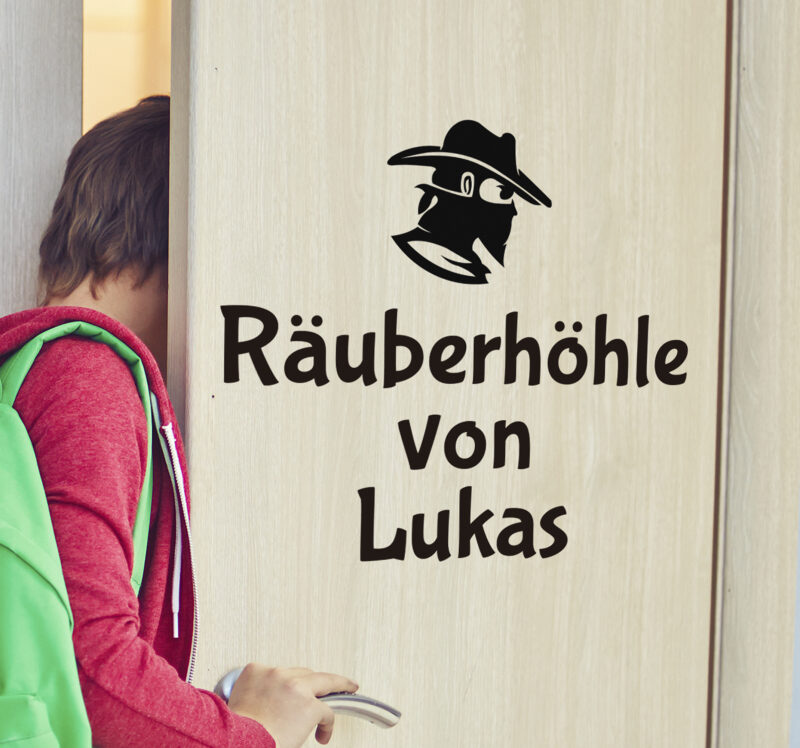 Bild von   tueraufkleber kinderzimmer perjpg | Individuelle 🎁 persönliche 🎁 personalisierte Geschenke bedruckt ▪ bestickt ▪ graviert