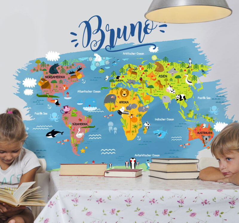 Bild von   personalisierter wandtattoo wejpg | Individuelle 🎁 persönliche 🎁 personalisierte Geschenke bedruckt ▪ bestickt ▪ graviert
