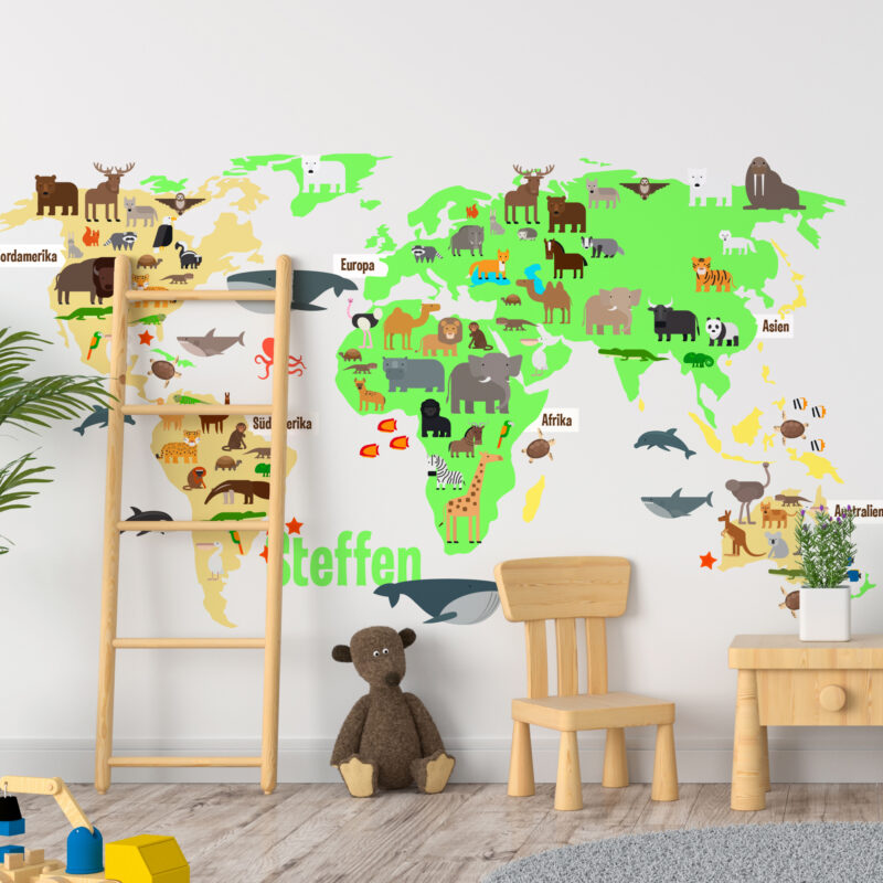 Bild von   personalisierter aufkleber weljpg | Individuelle 🎁 persönliche 🎁 personalisierte Geschenke bedruckt ▪ bestickt ▪ graviert