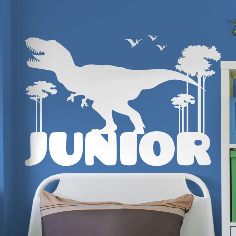 Bild von   dino aufkleber personalisiertejpg | Individuelle 🎁 persönliche 🎁 personalisierte Geschenke bedruckt ▪ bestickt ▪ graviert