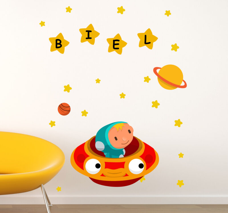 Bild von   personalisierter astronaut aufjpg | Individuelle 🎁 persönliche 🎁 personalisierte Geschenke bedruckt ▪ bestickt ▪ graviert