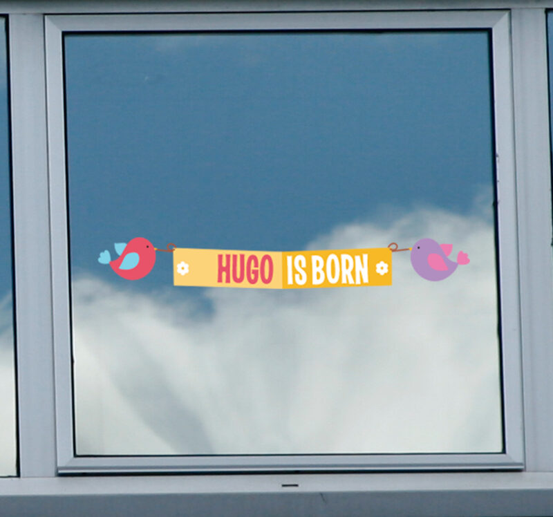 Bild von   personalisierter geburt aufklejpg | Individuelle 🎁 persönliche 🎁 personalisierte Geschenke bedruckt ▪ bestickt ▪ graviert