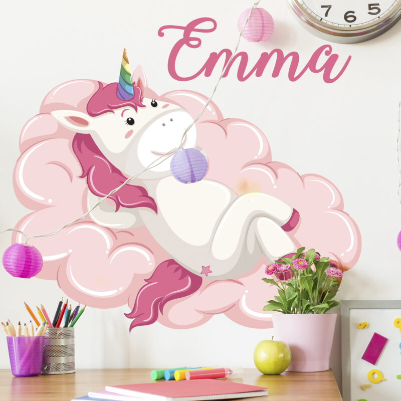 Bild von   personalisierbares einhorn wanjpg | Individuelle 🎁 persönliche 🎁 personalisierte Geschenke bedruckt ▪ bestickt ▪ graviert