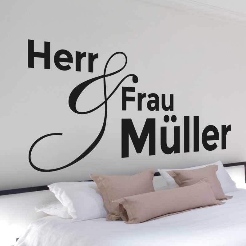 Bild von   personalisierbares wandtattoojpg | Individuelle 🎁 persönliche 🎁 personalisierte Geschenke bedruckt ▪ bestickt ▪ graviert
