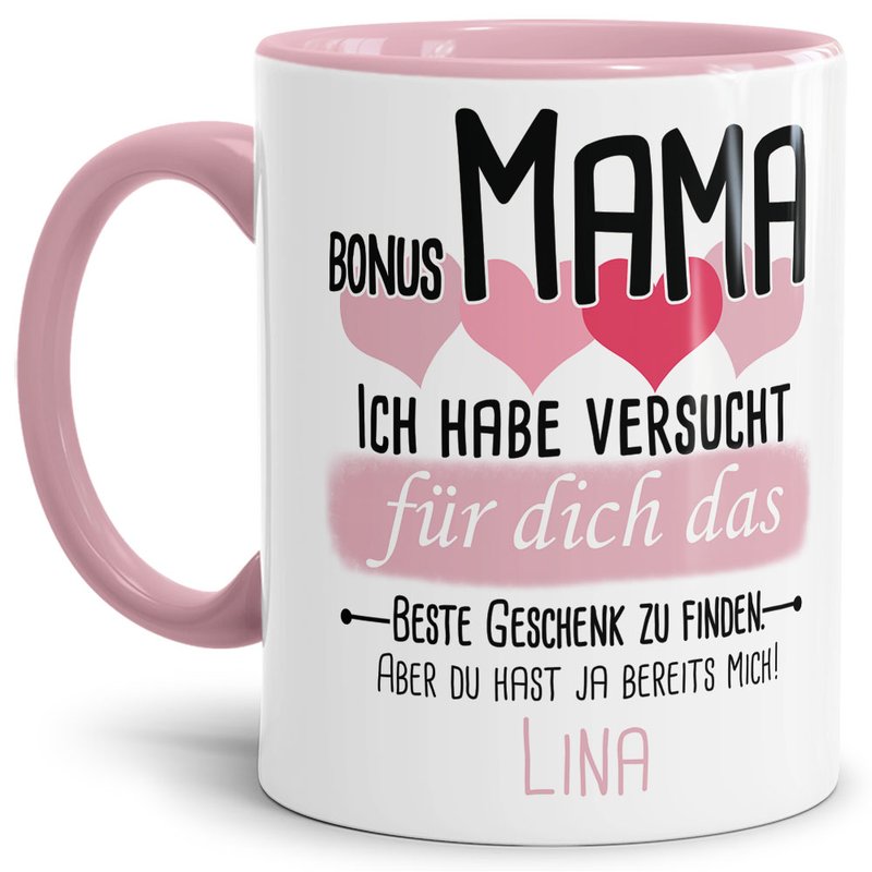 Bild von   tasse von wunschname fr bonujpg | Individuelle 🎁 persönliche 🎁 personalisierte Geschenke bedruckt ▪ bestickt ▪ graviert