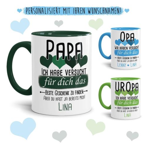 Tassen - Bestes Geschenk fr IHN von WUNSCHNAME - Personalisiert